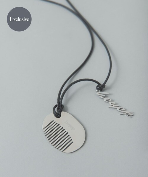 URBAN RESEARCH ROSSO（アーバンリサーチロッソ）の「『別注』heyep×ROSSO　コームネックレス（ネックレス・レディース・SILVER・-）」の2枚目の写真
