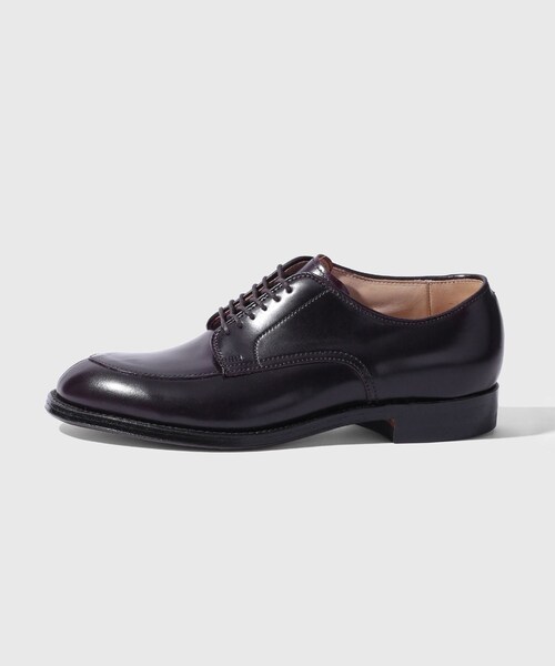 ADAM ET ROPE'(アダムエロペ)の「【ALDEN/オールデン】V-TIP CORDOVAN(ドレスシューズ・メンズ・ワイン・25.0/25.5/26.0/26.5/27.0/27.5)」の4枚目の写真