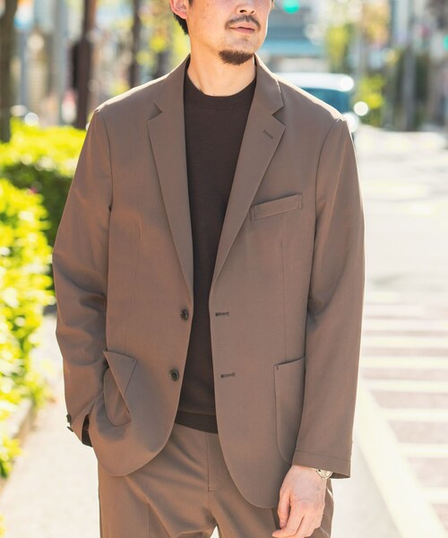 URBAN RESEARCH DOORS（アーバンリサーチドアーズ）の「『イージーケア』LIFE STYLE TAILOR　4WAYストレッチライトコンフォータブルJK（その他アウター・メンズ・MOCHA/NAVY/BLACK・S/M/L/XL）」の19枚目の写真