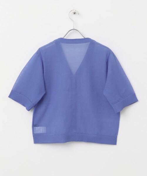 URBAN RESEARCH ROSSO（アーバンリサーチロッソ）の「デザインボタンシアーカーディガン（カーディガン/ボレロ・レディース・WHITE/BLUE・FREE）」の21枚目の写真