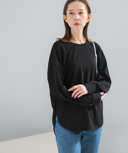 URBAN RESEARCH ROSSO（アーバンリサーチロッソ）の「ストレッチジョーゼットプルオーバー（シャツ/ブラウス・レディース・OFF/MOCHA/BLACK・Free）」の19枚目の写真