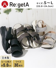 リゲッタ　ダブルストラップサンダル