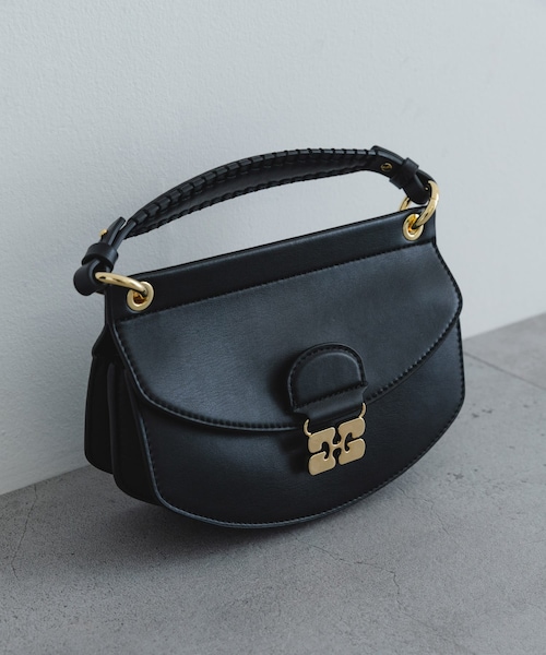 URBAN RESEARCH(アーバンリサーチ)の「GANNI Apo G Bag Mini Top Handle(ショルダーバッグ・レディース・Black・-)」の1枚目の写真