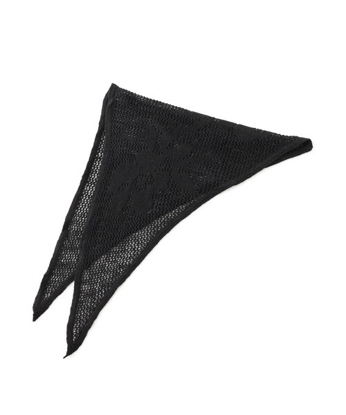ADAM ET ROPE'(アダムエロペ)の「メッシュニットスカーフ(バンダナ/スカーフ・レディース・ブラック/ホワイト・F)」の21枚目の写真