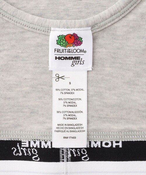 ADAM ET ROPE'（アダムエロペ）の「【HOMME girls×FRUIT OF THE LOOM】Classic Sports Bra (3-Pack)（ブラジャー・レディース・その他・S）」の10枚目の写真