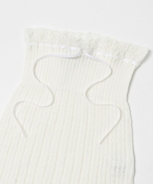 URBAN RESEARCH（アーバンリサーチ）の「EUCHRONIA　LACE SHORTS（ショーツ・レディース・BLACK/OFF WHITE・Free）」の5枚目の写真