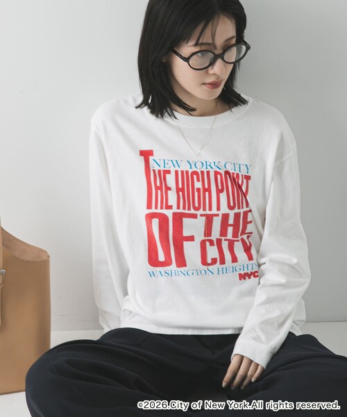 URBAN RESEARCH（アーバンリサーチ）の「GOOD ROCK SPEED 　ロングスリーブカットソー（Tシャツ/カットソー・レディース・OFF WHITE/ASH GRAY・Free）」の4枚目の写真