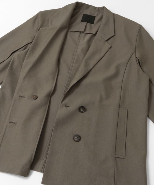 KBF（ケイビーエフ）の「オープンスリーブテーラードジャケット（テーラードジャケット・レディース・SAGE/MOCHA・one）」の17枚目の写真