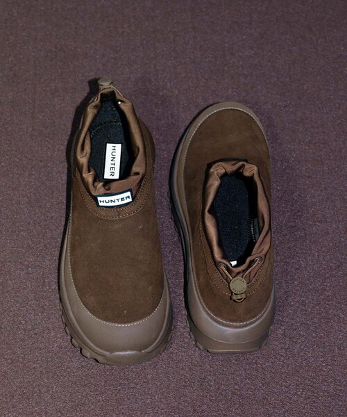 ADAM ET ROPE'（アダムエロペ）の「【HUNTER for ADAM ET ROPE'】別注TRAVEL FLOW SUEDE TRAINER（スニーカー・レディース・ブラック/グレー系/ダークブラウン・23/24/25/26/27/28）」の12枚目の写真