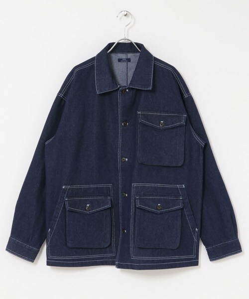 ITEMS URBANRESEARCH（アイテムズ アーバンリサーチ）の「デニム カバーオール（カバーオール・メンズ・BLK/NVY/BLU・M/L）」の20枚目の写真