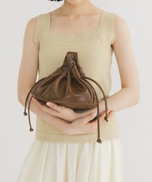 KBF | 巾着ワンハンドルミニBAG(ハンドバッグ)