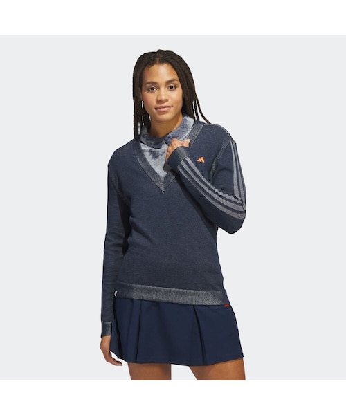 adidas（アディダス）の「【ゴルフ】長袖Vネックセーター（）」 - WEAR