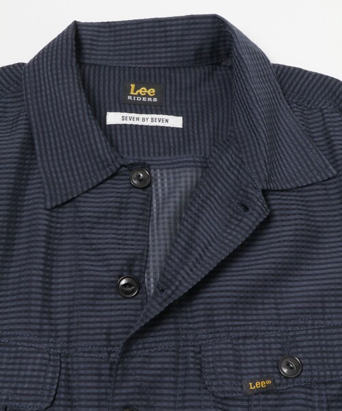 URBAN RESEARCH（アーバンリサーチ）の「SEVEN BY SEVEN　SHEER COWBOY JACKET（テーラードジャケット・メンズ・010 BLACK/120 NAVY・M/L）」の11枚目の写真