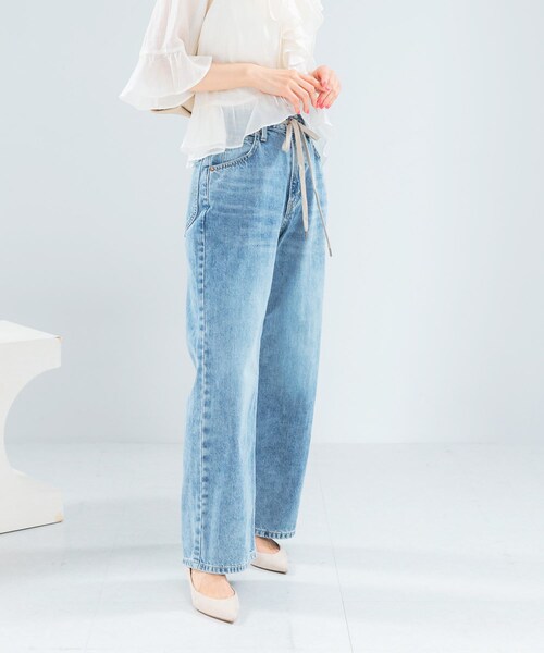 URBAN RESEARCH ROSSO（アーバンリサーチロッソ）の「『別注』Lee×ROSSO　STRING DENIM PANTS（デニムパンツ・レディース・C100OW/C156USED・XS/S/M）」の5枚目の写真