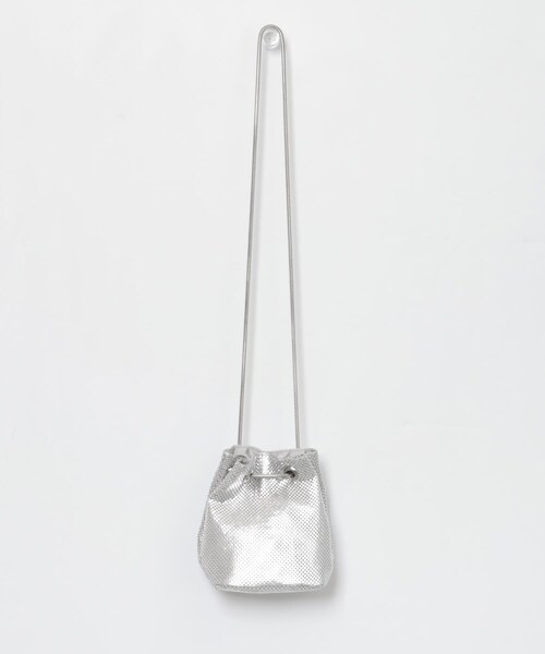 URBAN RESEARCH ROSSO（アーバンリサーチロッソ）の「メタルメッシュバッグ（ショルダーバッグ・レディース・SILVER・0）」の7枚目の写真