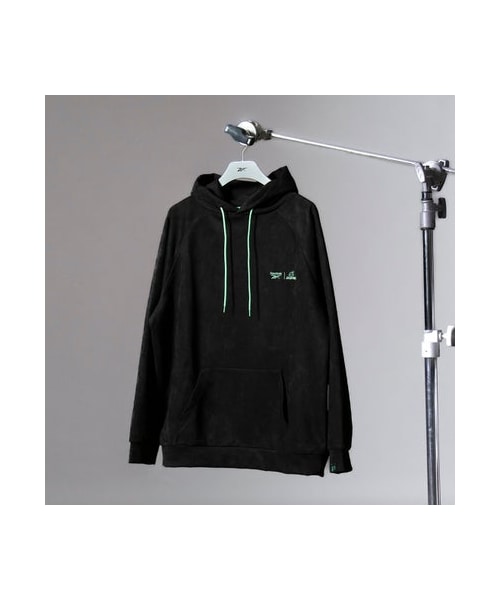 Reebok（リーボック）の「ジェジュン スエードライクフーディー  / JAEJOONG SUEDE LIKE HOODIE （トップス・メンズ・R00238・S/M/M/L）」の2枚目の写真