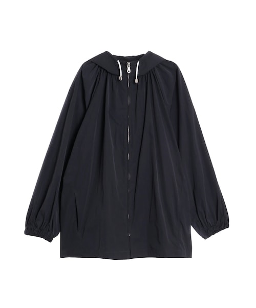 ELENDEEK（エレンディーク）の「DROST HOOD ZIP BZ（ナイロンジャケット・レディース・アイボリー/ネイビー・F）」の7枚目の写真