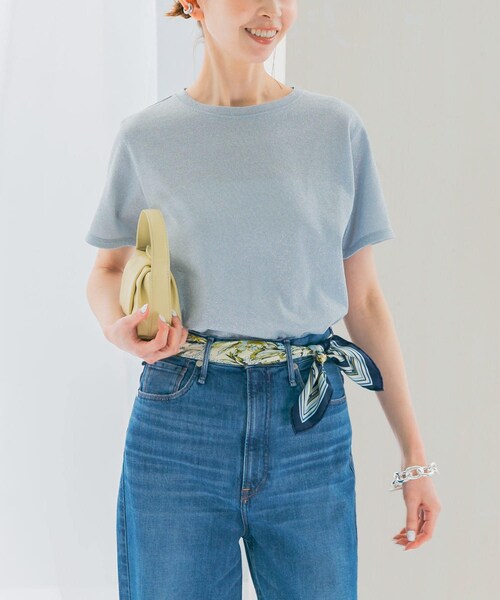 URBAN RESEARCH ROSSO（アーバンリサーチロッソ）の「ラメカットソー（Tシャツ/カットソー・レディース・GRAY/GOLD・FREE）」の8枚目の写真