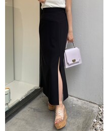 MERCURYDUO | サイドスリットカラースカート(スカート)