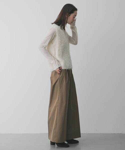 SENSE OF PLACE by URBAN RESEARCH（センスオブプレイスバイアーバンリサーチ）の「『XS/Lサイズ/WEB限定』バギーチノパンツ（チノパンツ・レディース・IVORY/BEIGE/NAVY・XS/S/M/L）」の17枚目の写真