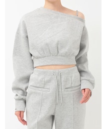 EATME | 【SETUP】ダンボールワンショルTOP(スウェット)