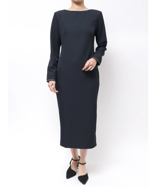 LAGUNAMOON（ラグナムーン）の「【ソンイさんコラボ】LADYセレモニーワンピース（ワンピース・レディース・チャコールグレー/ネイビー・S/M）」の6枚目の写真