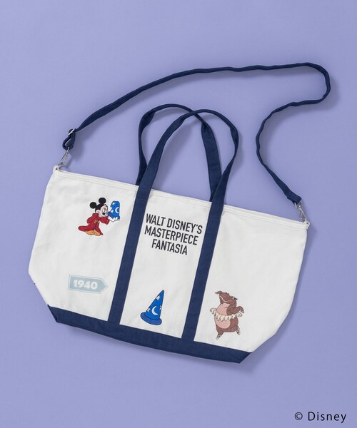 URBAN RESEARCH(アーバンリサーチ)の「別注/Disney/キャンバスバッグ(トートバッグ・レディース・NATURAL/NAVY・Free)」の15枚目の写真