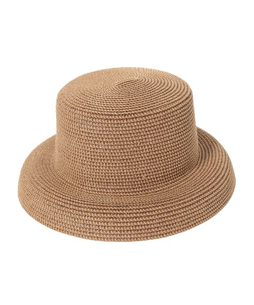 ELENDEEK（エレンディーク）の「PAPER CASABLANCA HAT（ハット・レディース・オフホワイト/ブラック/ベージュ/ホワイト/ライトグレー・F）」の2枚目の写真