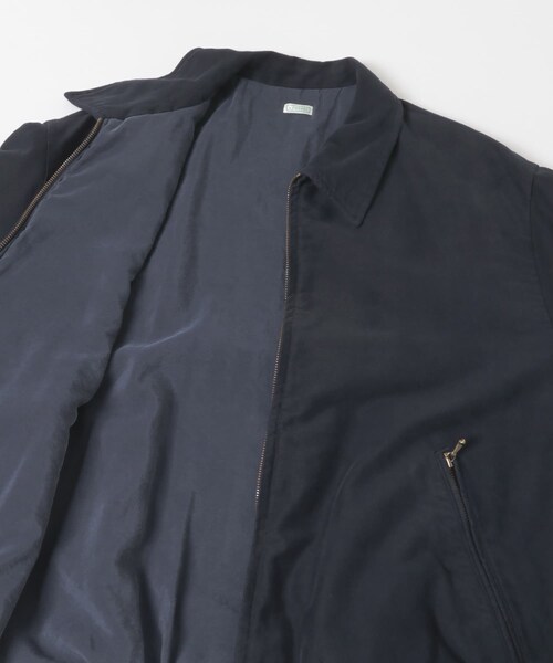 URBAN RESEARCH（アーバンリサーチ）の「A PRESSE　Vintage Cotton Silk Moleskin Jacket（ブルゾン・メンズ・BLACK/NAVY・2/3）」の10枚目の写真