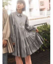 merry jenny | ティアードミニワンピース(ワンピース)