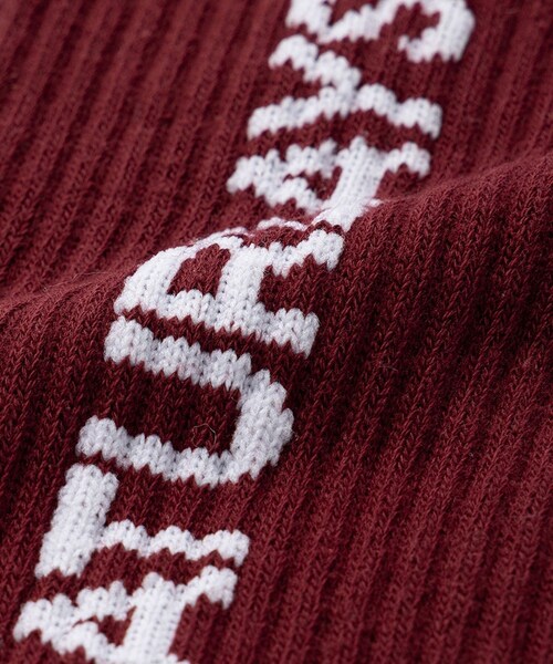 Saturdays NYC(サタデーズ ニューヨークシティ )の「Logo Socks(ソックス/靴下・レディース・ブルー/ワイン・F)」の9枚目の写真