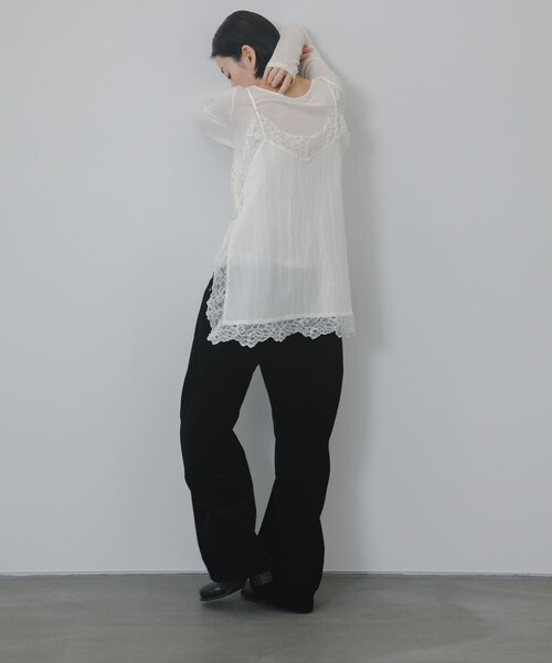 KBF(ケイビーエフ)の「『2サイズ展開』フロントパネルデザインデニム(デニムパンツ・レディース・BLUE/BROWN/BLACK・36/38)」の7枚目の写真
