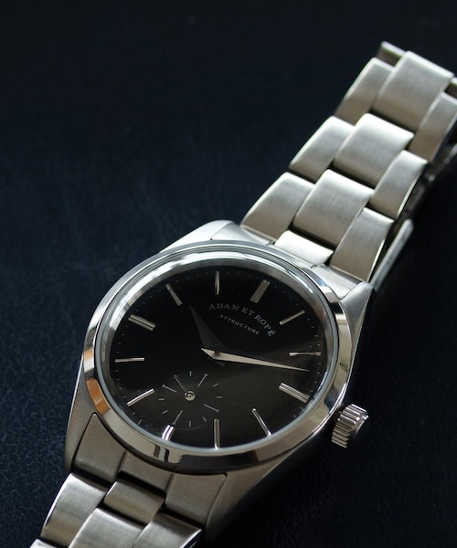 ADAM ET ROPE'（アダムエロペ）の「《別注》【VAGUE WATCH CO. for ADAM ET ROPE'】FLATBACK WRISTWATCH(METAL BRACELET)（アナログ腕時計・メンズ・ゴールド/シルバー・F）」の9枚目の写真