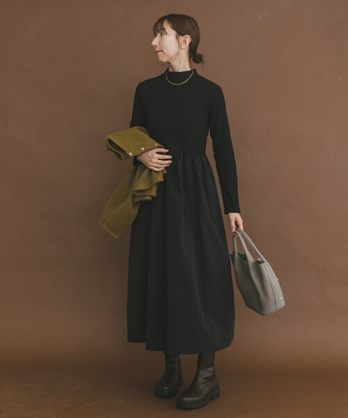 ITEMS URBANRESEARCH（アイテムズ アーバンリサーチ）の「マルチWAYセットワンピース（ワンピース・レディース・MUS/GRY/CHA・Free）」の15枚目の写真