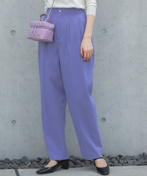 URBAN RESEARCH ROSSO（アーバンリサーチロッソ）の「カーブフォルムハイウエストパンツ（その他パンツ・レディース・VERY PERI/CHARCOAL・36/38）」の16枚目の写真