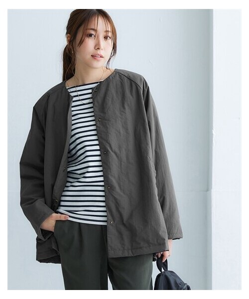 nissen（ニッセン）の「ラグランスリーブ中わたコート（）」 - WEAR