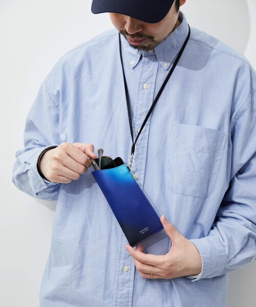 URBAN RESEARCH(アーバンリサーチ)の「池内友禅 グラスケース(ひもなし)(その他雑貨・メンズ・メロン/ブラック/ブラウン/ブルー/レモン/カシス・0)」の18枚目の写真