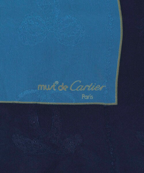 URBAN RESEARCH ROSSO（アーバンリサーチロッソ）の「VINTAGE　Cartierスカーフ（バンダナ/スカーフ・レディース・BLUE・-）」の7枚目の写真