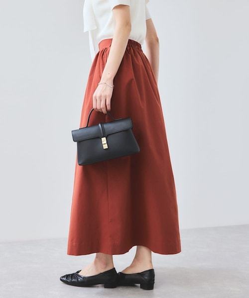 VIS（ビス）の「【WEB限定】フロントボタンフレアスカート（スカート・レディース・ブラック/ベージュ/オレンジ・F）」の13枚目の写真