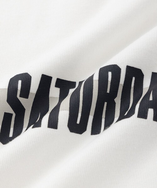 Saturdays NYC(サタデーズ ニューヨークシティ )の「Cover Lined Relax SS Tee(Tシャツ/カットソー・レディース・ブラック/ホワイト/グリーン・L/M/S/XL)」の19枚目の写真