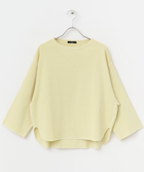 かぐれ（カグレ）の「YLEVE　COTTON RIB PULLOVER（Tシャツ/カットソー・レディース・WHITE/YELLOW・1）」の16枚目の写真