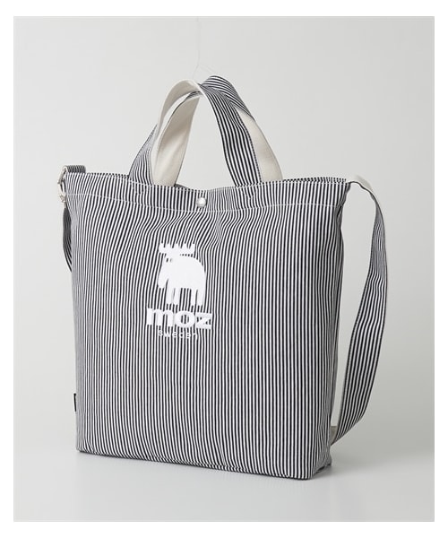 nissen（ニッセン）の「moz　２ＷＡＹキャンバストートバッグ（トートバッグ・メンズ・黒/アイボリー/グレー/ヒッコリー/スモーキーグリーン・Y）」の3枚目の写真