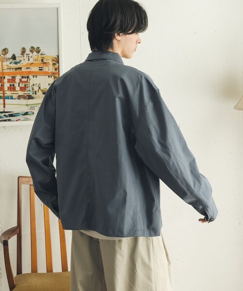 SENSE OF PLACE by URBAN RESEARCH（センスオブプレイスバイアーバンリサーチ）の「ピーチタッチカラーカバーオール（カバーオール・メンズ・CHARCOAL/BLUE GRAY/PINK・M/L）」の21枚目の写真