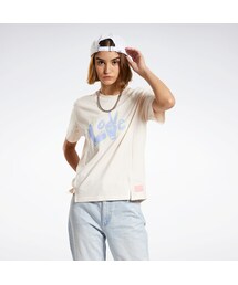 Reebok（リーボック）の「グラフィック Tシャツ / CL GRAPHICS SS TEE（アウトドア/スポーツ・レディース）」