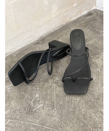 Ungrid | スクエアトゥヒールサンダル(サンダル)