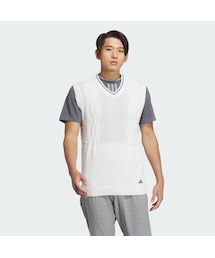 adidas（アディダス）の「ULT365 PRIMEKNITケーブルベスト（ニット/セーター・メンズ）」