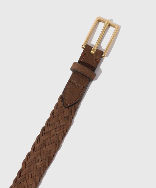 ADAM ET ROPE'（アダムエロペ）の「【HEUGN/ユーゲン】Nubuck Josh（ベルト・メンズ・ブラウン・F）」の3枚目の写真