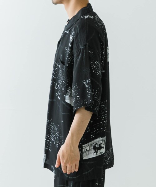 URBAN RESEARCH(アーバンリサーチ)の「PORTER CLASSIC ALOHA SHIRTS DRIVEIN THEATER(シャツ/ブラウス・メンズ・BLK・L/XL)」の4枚目の写真