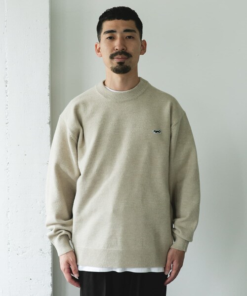 URBAN RESEARCH DOORS(アーバンリサーチドアーズ)の「『別注』PENNEYS×DOORS THE FOX クルーネックスフレニット(ニット/セーター・メンズ・ECRU/CHERRY/NAVY/CHARCOAL・M/L/XL)」の14枚目の写真