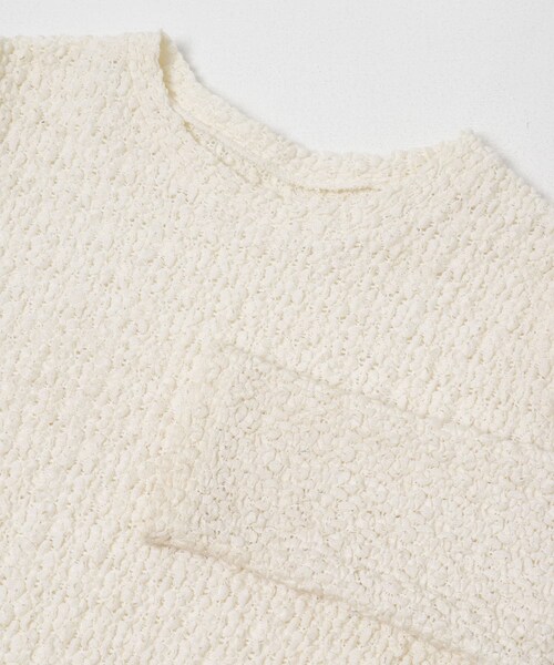 URBAN RESEARCH DOORS（アーバンリサーチドアーズ）の「ポコポコレースロングTシャツ（Tシャツ/カットソー・レディース・OFF/BLACK・Free）」の10枚目の写真